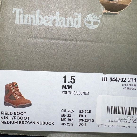Timberland Brown Leather Hiking Boots - Picture 6 of 6